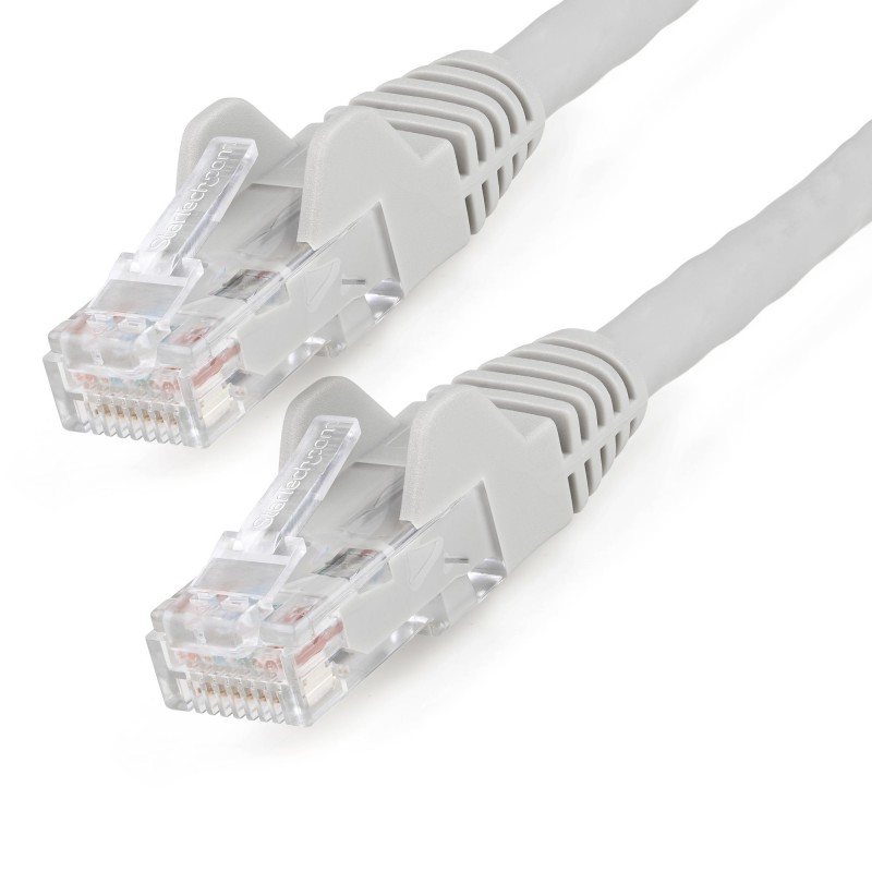 StarTech.com - Cable Ethernet CAT6 de 50cm - LSZH - Cable de Red de 10 Gigabits de 650MHz y PoE de 100W UTP sin - N6LPATCH50CMGR N6LPATCH50CMGR