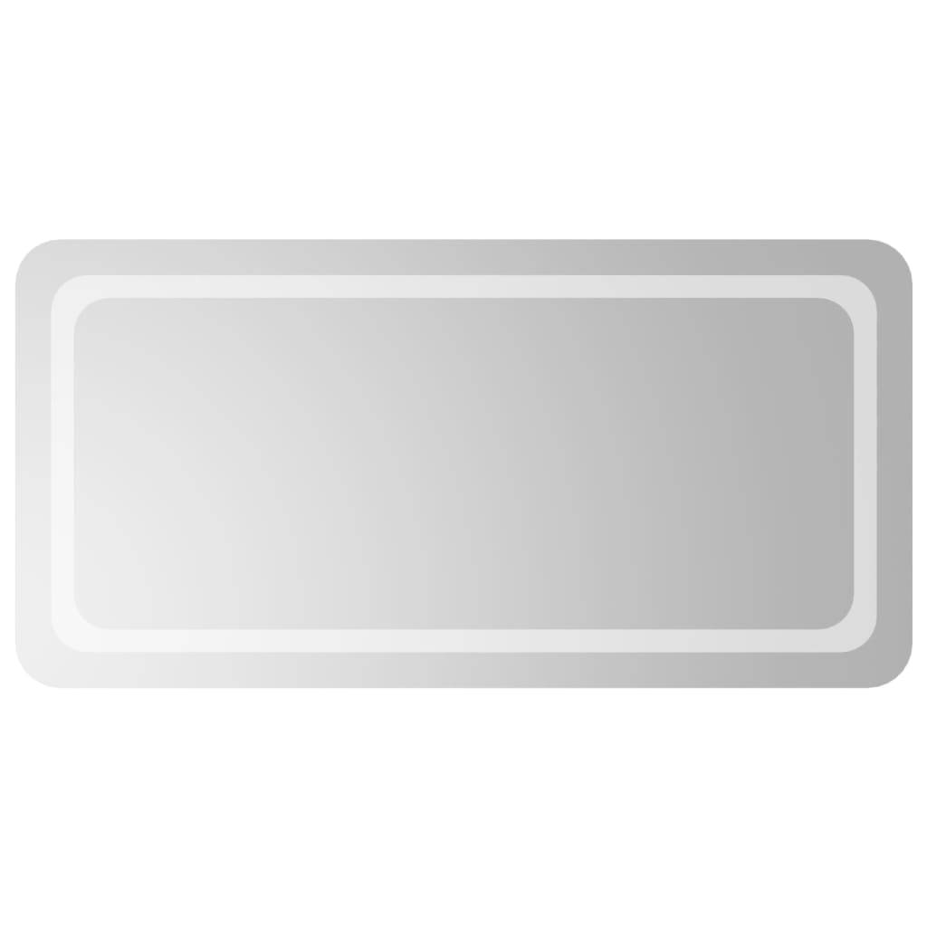 vidaXL Espejo de Baño con LED Tocador Ducha Cuarto Mueble Adorno Dimensiones 40 x 60 cm,  40 x 70 cm,  50 x 80 cm y mas