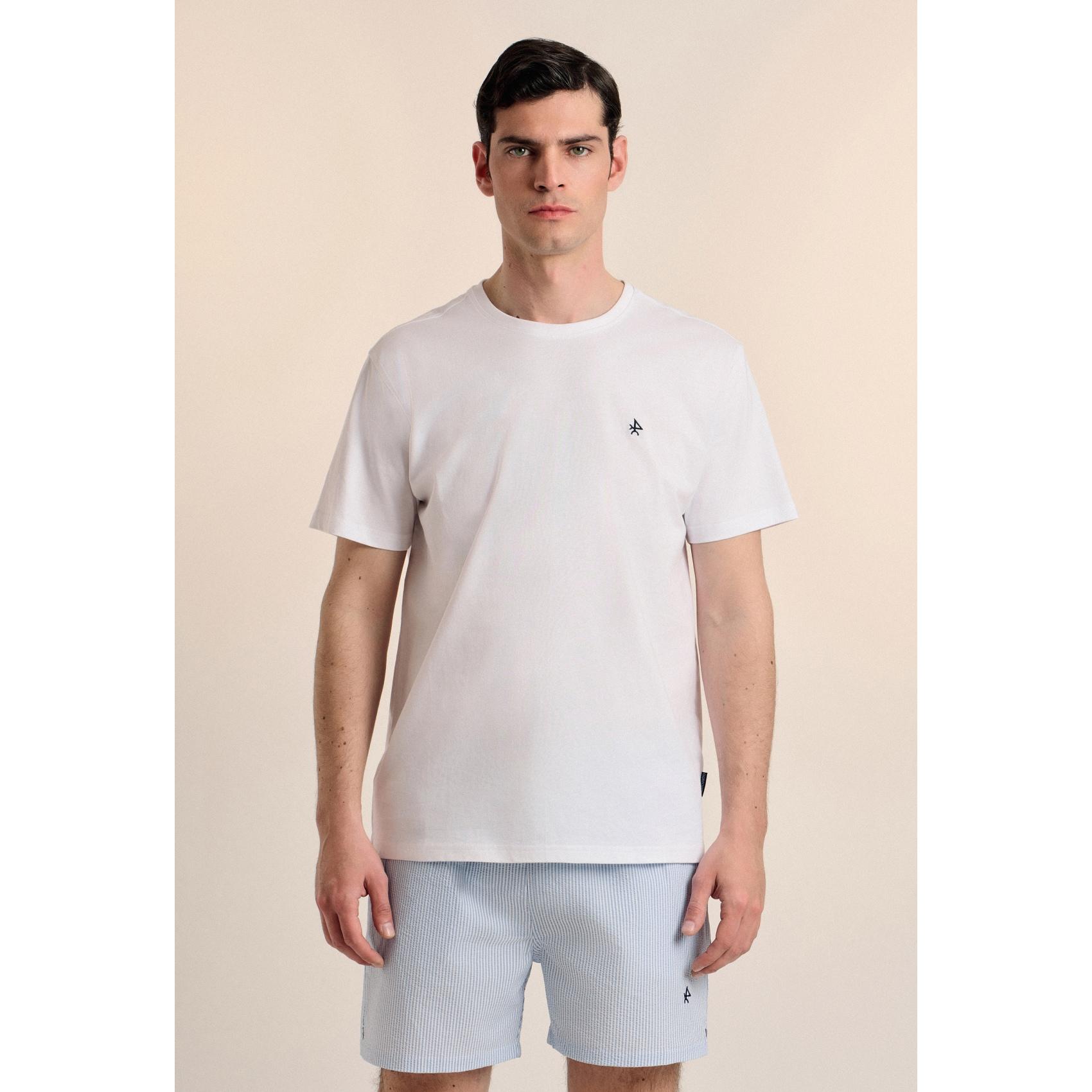 Camiseta Valecuatro blanca logo