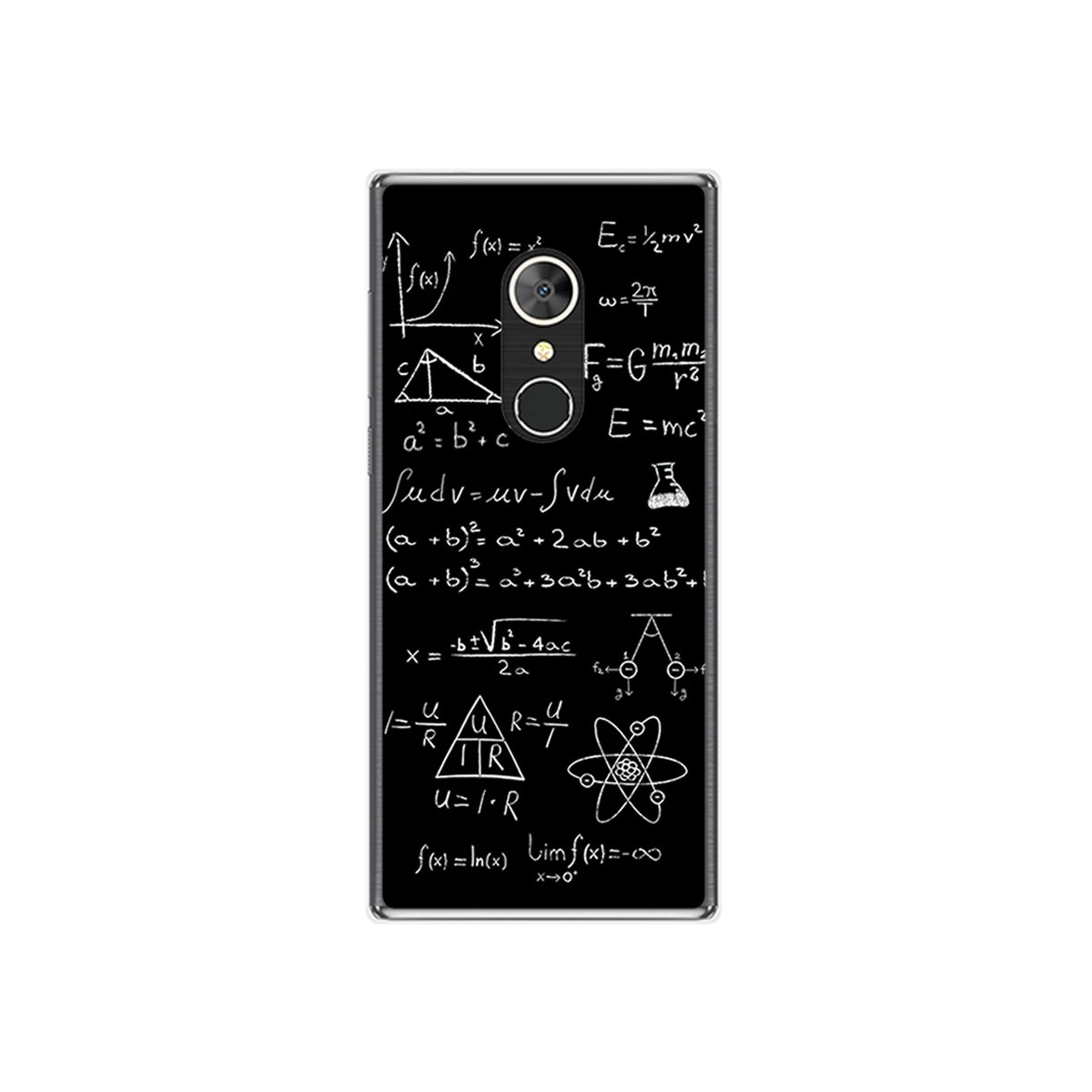 Tumundosmartphone Funda Gel Tpu para Alcatel 5 Diseño Formulas Dibujos