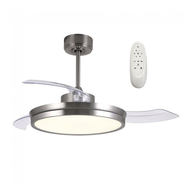 Wonderlamp Ventilador LED con aspas plegables Brando II (48W)