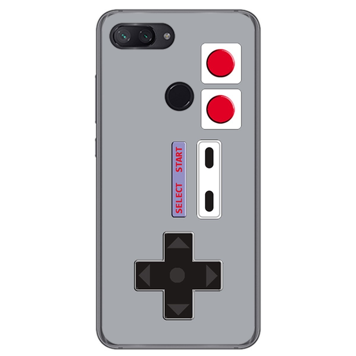 Tumundosmartphone Funda Gel Tpu para Xiaomi Mi 8 Lite Diseño Consola Dibujos