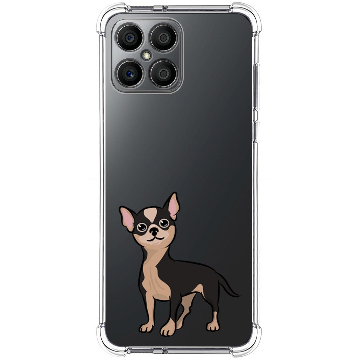 Funda Silicona Antigolpes para Huawei Honor X8 diseño Perros 05 Dibujos