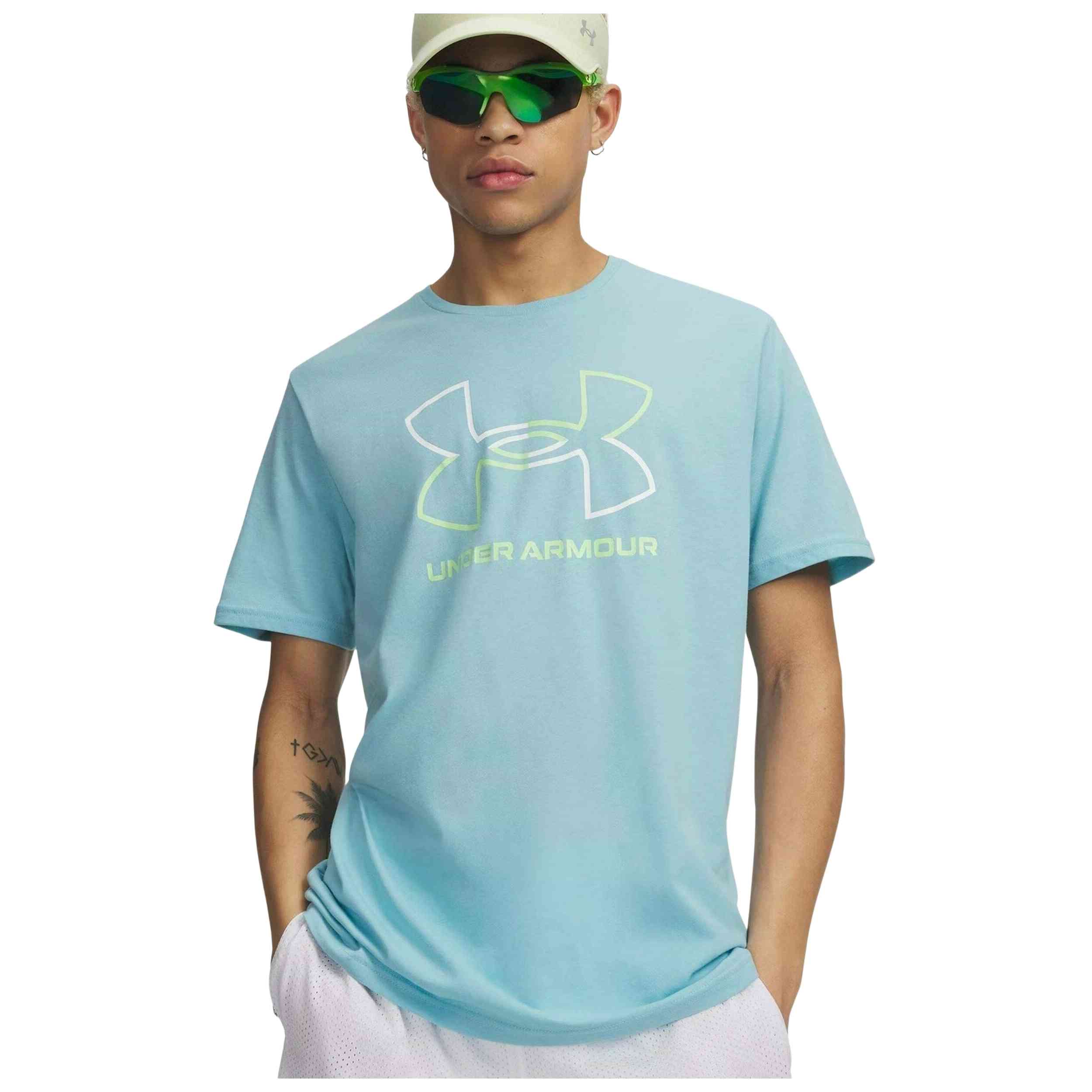 Camiseta Under Armour modelo Ua Gl Foundation Update Ss en color Azul