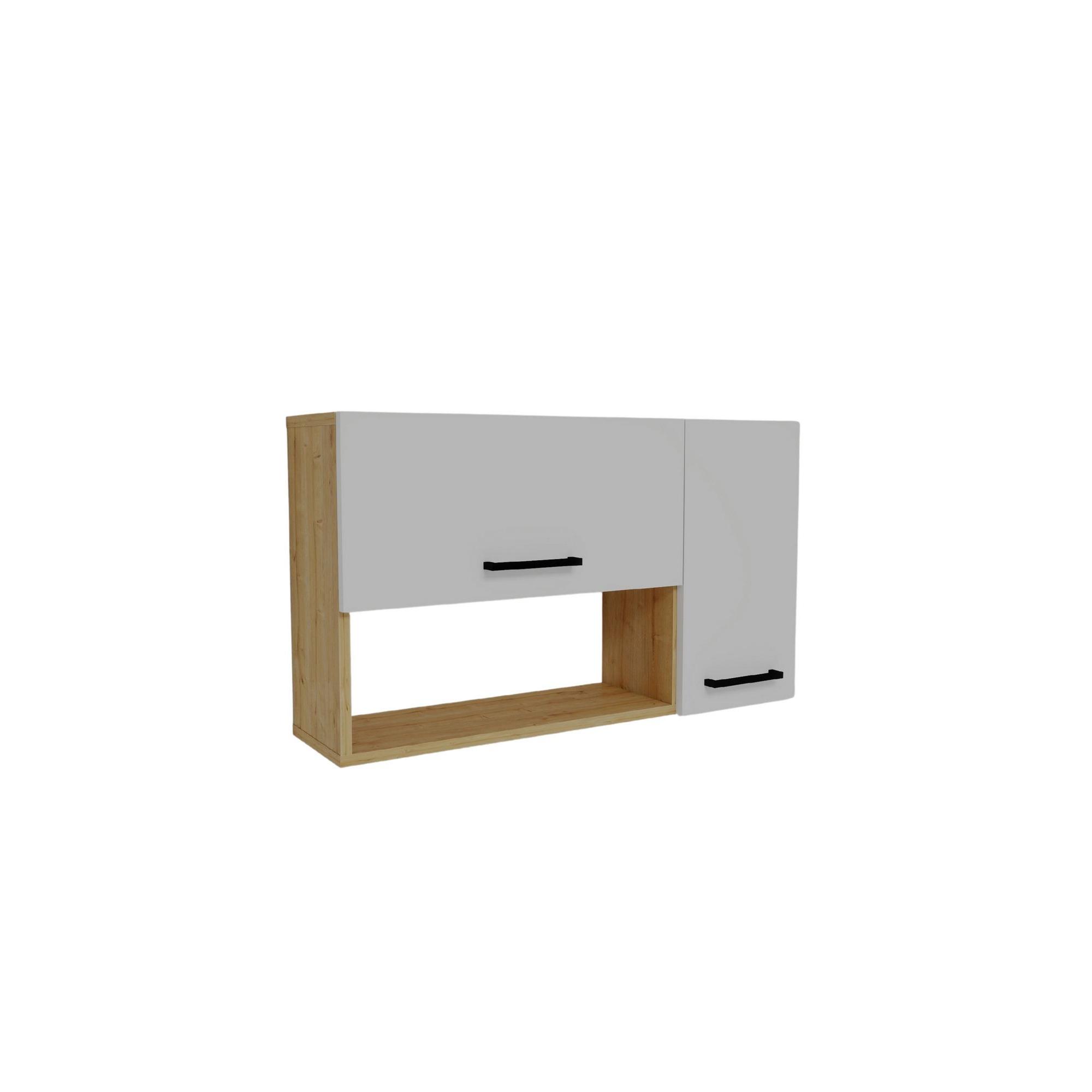Habitat y Jardin - Aparador de madera "Akasya" - 90 x 24 x 52 cm - Blanco