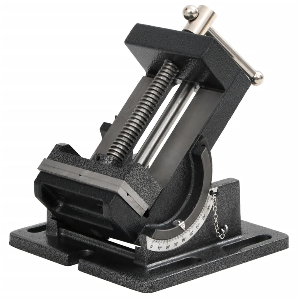 vidaXL Tornillo de banco inclinable manual 110 mm