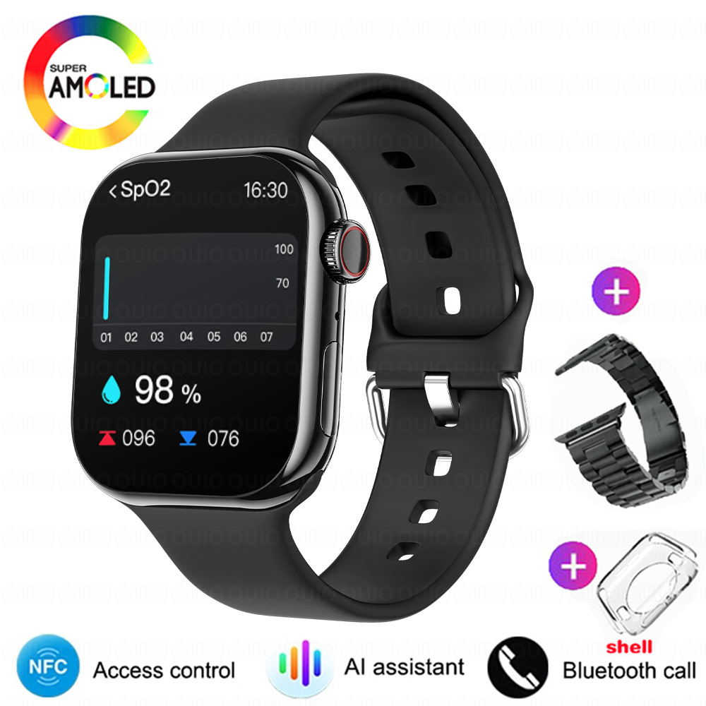 IW 10 reloj inteligente con Bluetooth, asistente de voz, llamada, GPS, trayectoria de movimiento, brújula, bloqueo de contraseña, función NFC