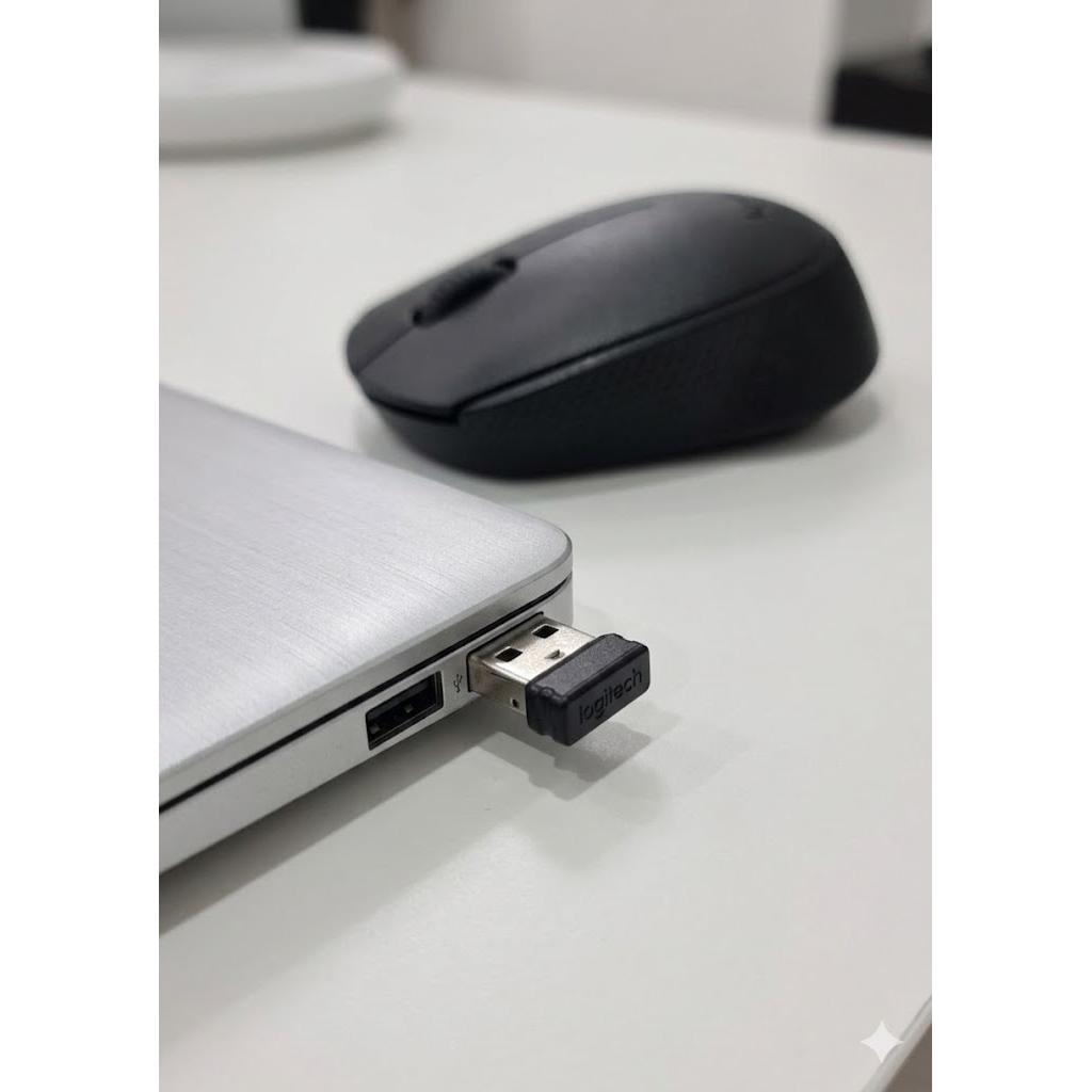 Ratón Inalámbrico Logitech M170 – Conexión Fiable 2.4GHz, 12 Meses de Autonomía y Diseño Ambidiestro Compacto