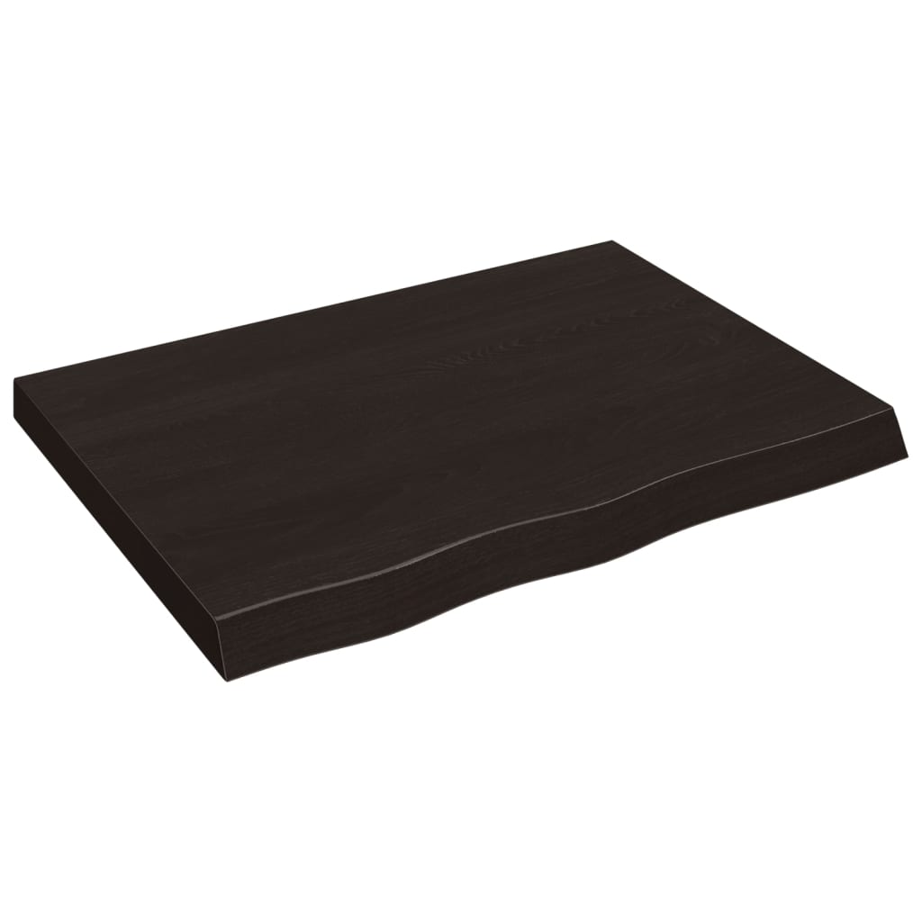 vidaXL Encimera de Baño Tablero Plegable de Mesa Madera Tratada Color Marrón claro,  Gris oscuro,  Natural y mas