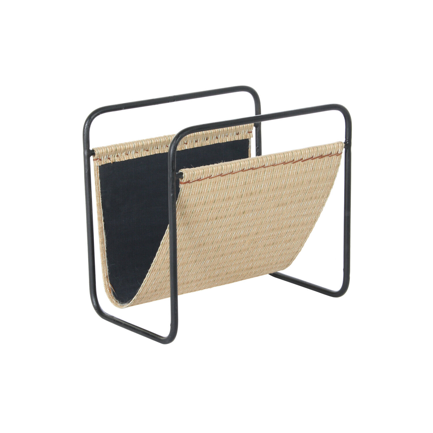 Revistero metal ratan 39x26x36 natural El mejor complemento para tu hogar.