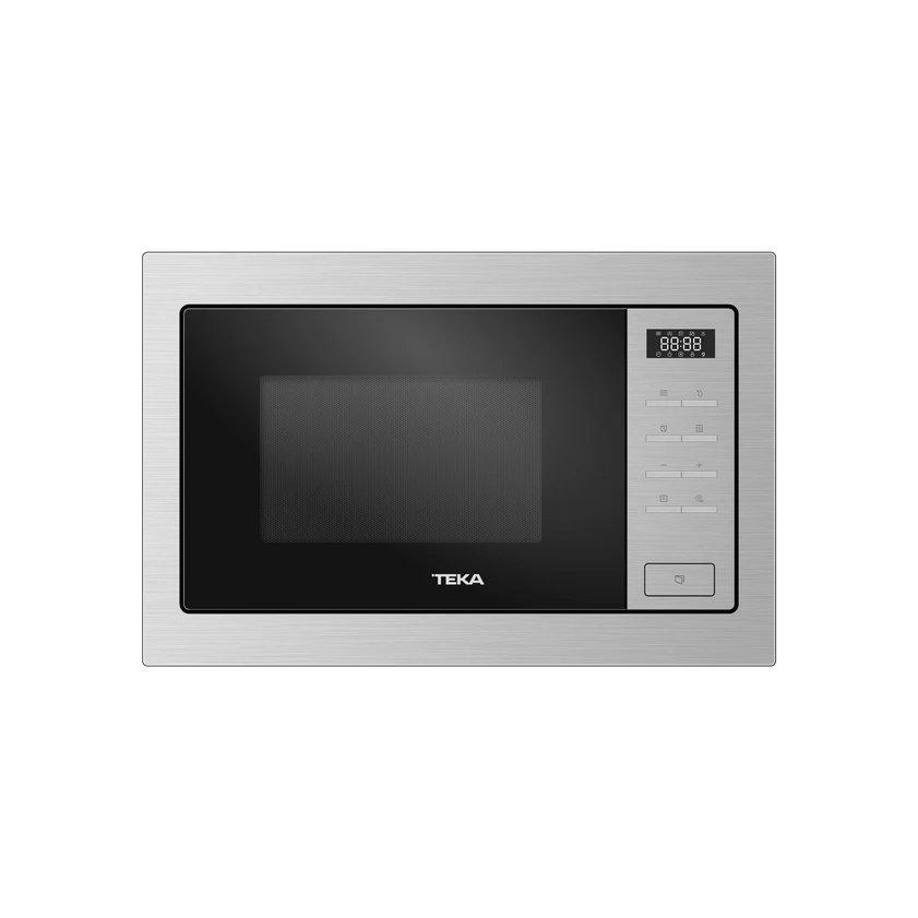 Microondas Integrable 900W con Grill 1W, 0W 25L Teka MSEG825FI 112010002  | Acero inoxidable antihuella, Panel de Mando Electrónico, Puerta Cristal Exterior e, Negro