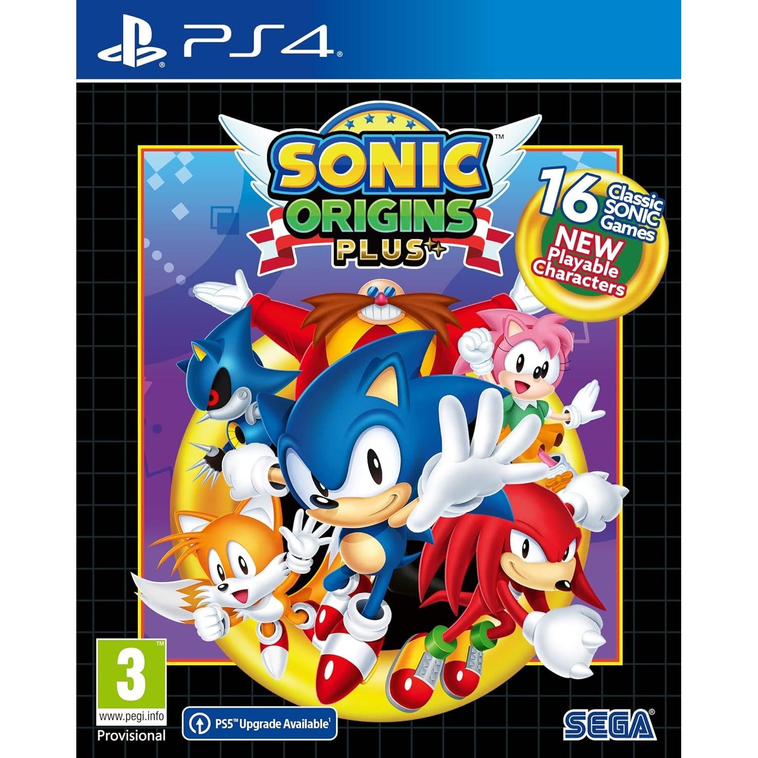 Sonic Origins Plus (Day One Edition) Juego para Consola Sony PlayStation 4 PS4
