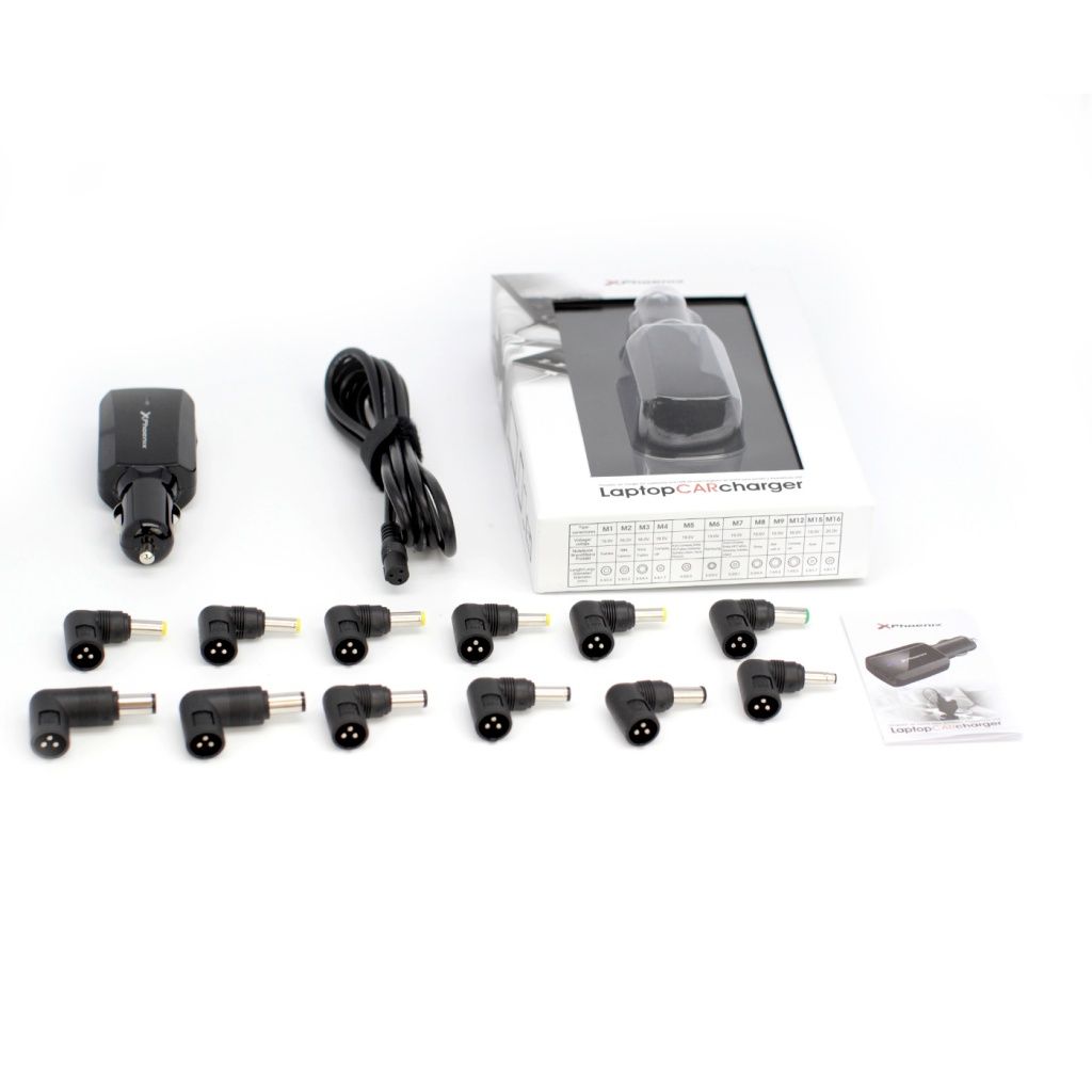 Cargador Phoenix PHLAPTOPCARCHARGER | 90W, USB 2.0, Portátil y USB