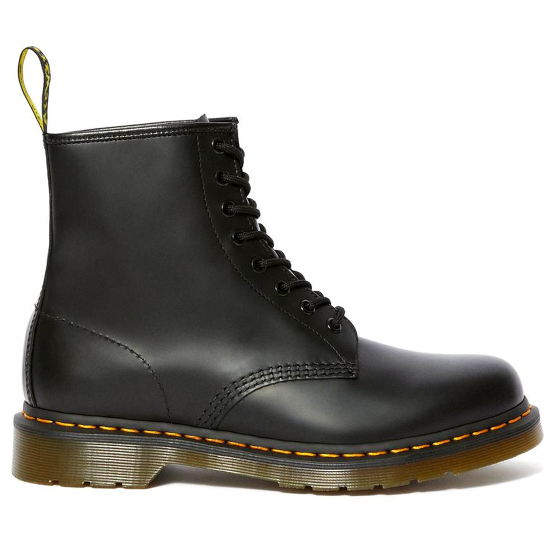 Dr. Martens 1460 anfibio lyso en cuero negro 11822006