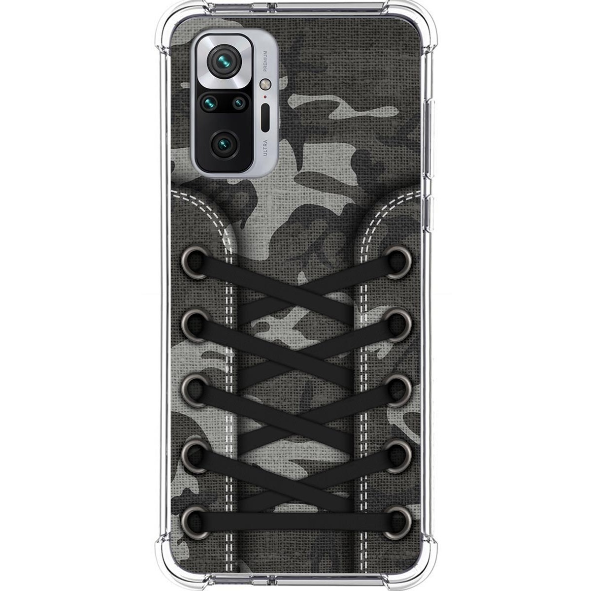 Tumundosmartphone Funda Silicona Antigolpes para Xiaomi Redmi Note 10 Pro diseño Zapatillas 15 Dibujos