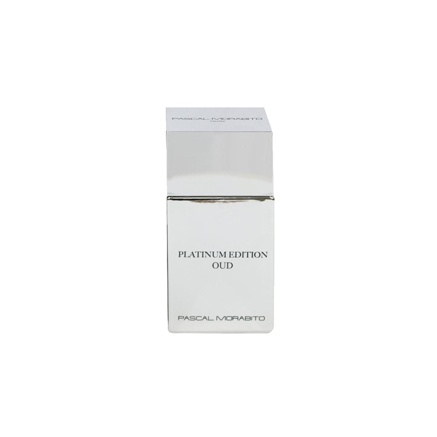 Pascal Morabito - Perfume Eau De Parfum Platinium Edition Oud para hombre, fragancia oriental urbana intensa con notas de madera ahumada, rosas e incienso, ideal para uso diario y ocasiones especiales