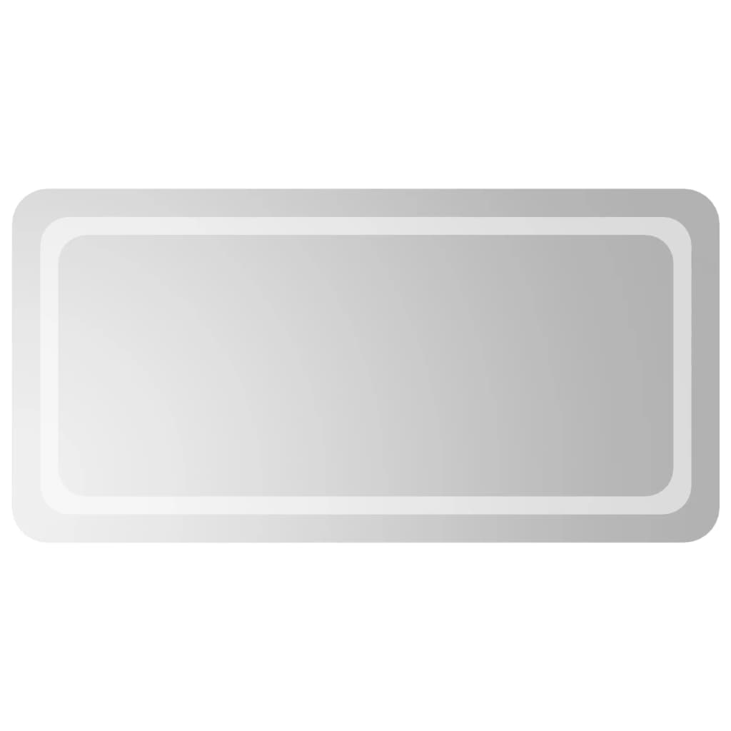 vidaXL Espejo de Baño con LED Tocador Ducha Cuarto Mueble Adorno Dimensiones 40 x 60 cm,  40 x 70 cm,  50 x 80 cm y mas