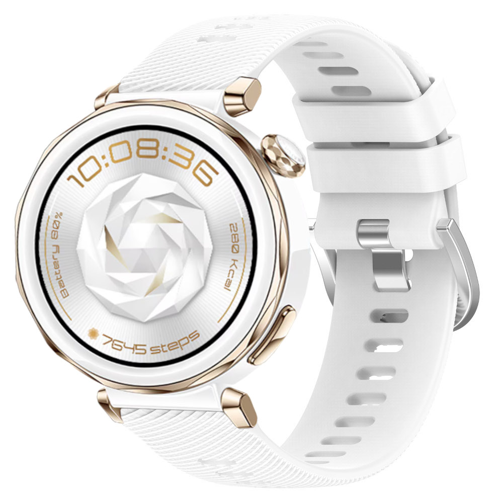 Correa de Silicona para Huawei Watch GT 5 Pro - 42mm / Watch GT 5 - 41mm / Watch GT 4 - 41mm / Garmin Venu 3S, Modelo Pulsera Hebilla Ancho 18mm