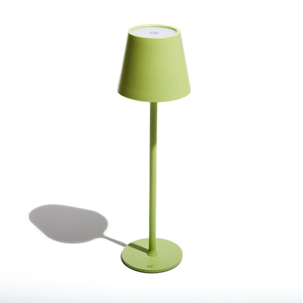 Muitomas, Lámpara de mesa con control táctil e intensidad de la luz ajustable, lámpara de diseño para mesita de noche o escritorio, carga cable USB-C, batería de 1800 mAh, color verde salvia