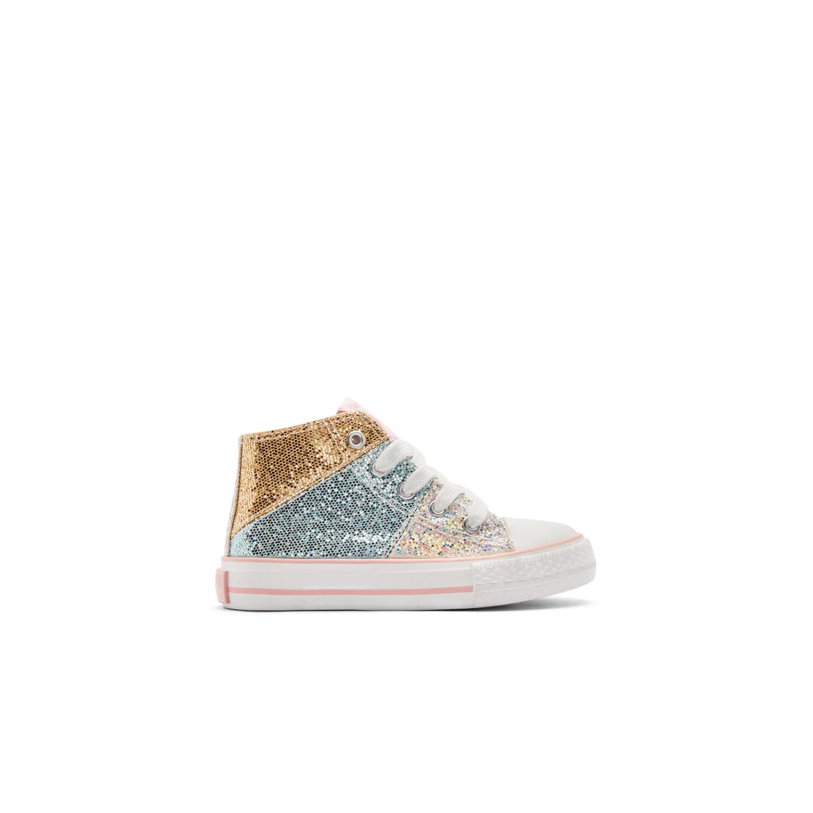 Conguitos - Zapatillas Altas de Niña Acabado Glitter Multicolor para Niña
