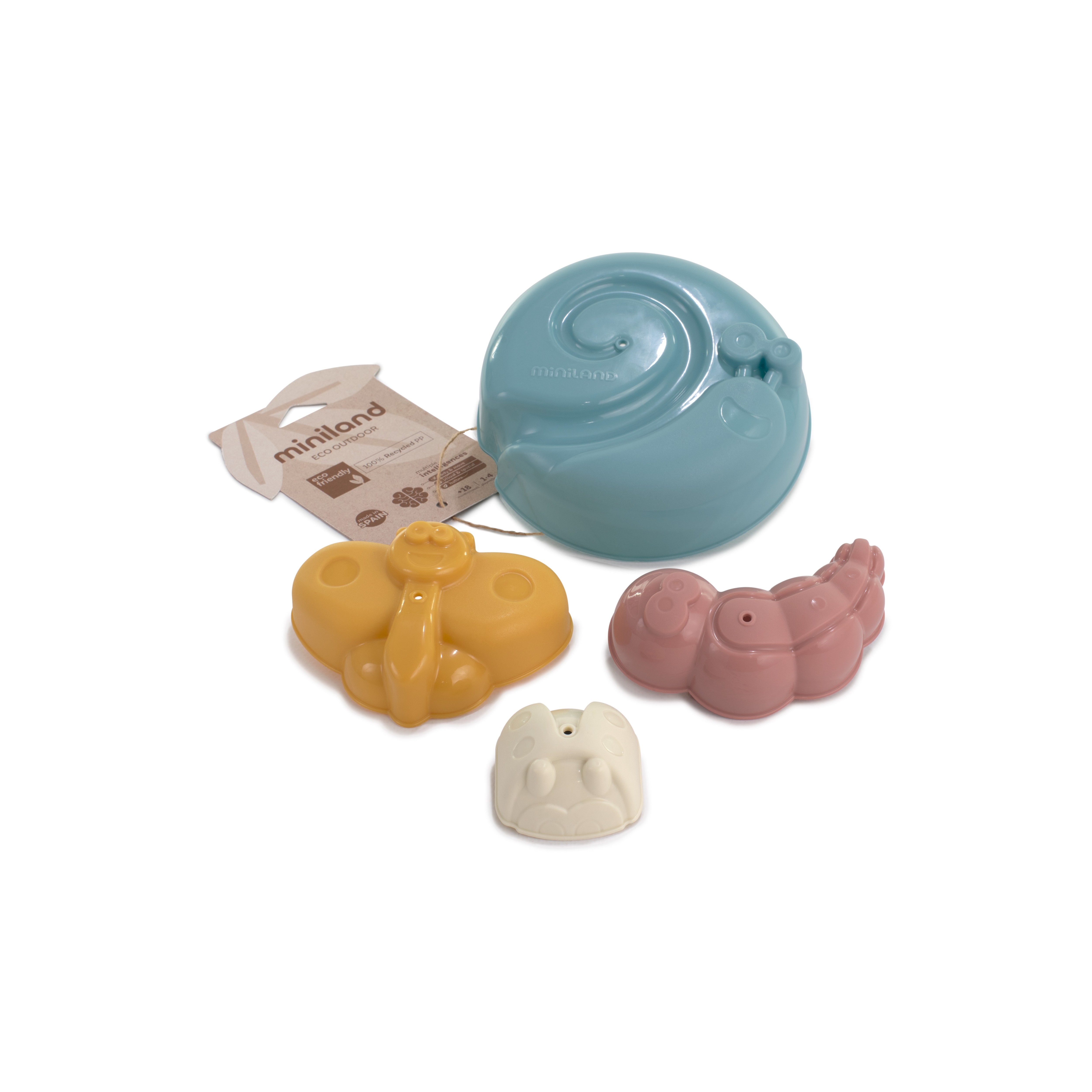 ECO Set de 4 moldes de arena Warm