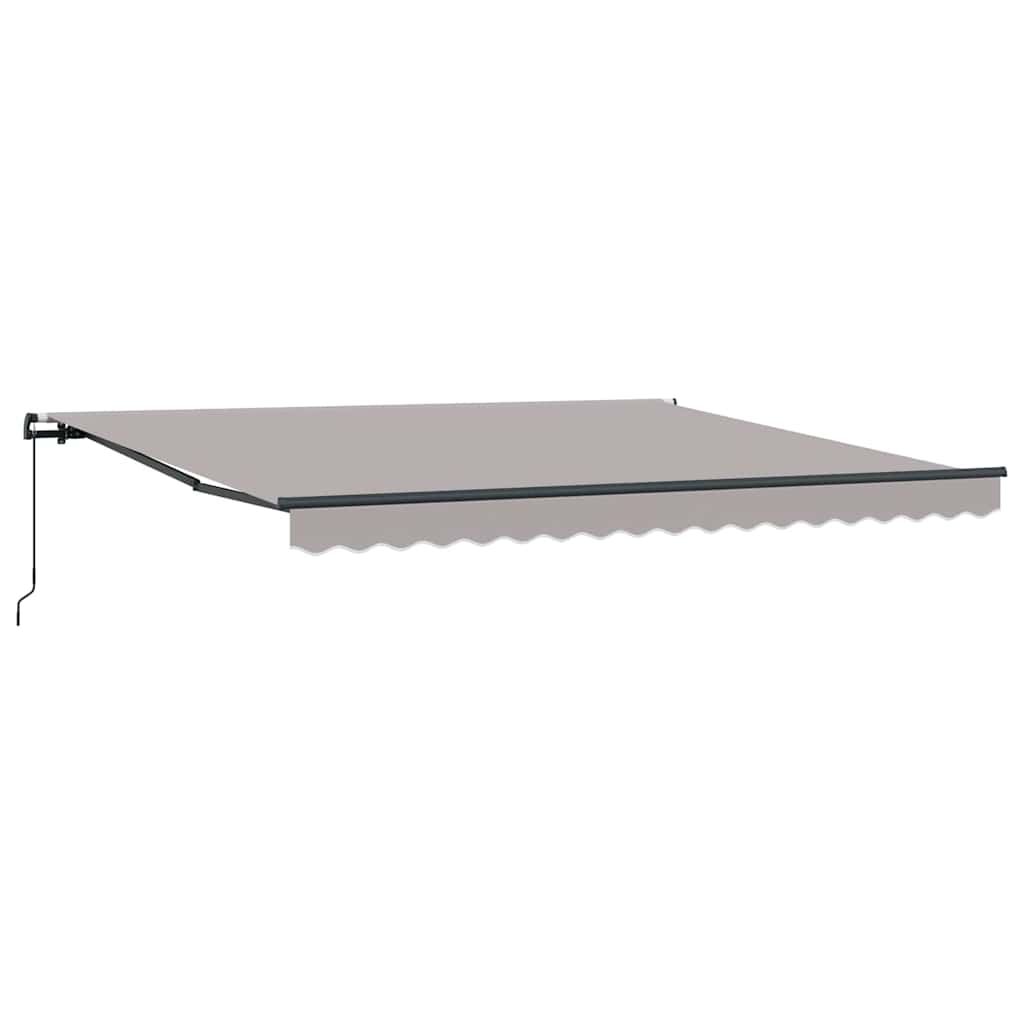 vidaXL Toldo Retráctil Poliéster y Acero 400 x 350 cm Multicolor