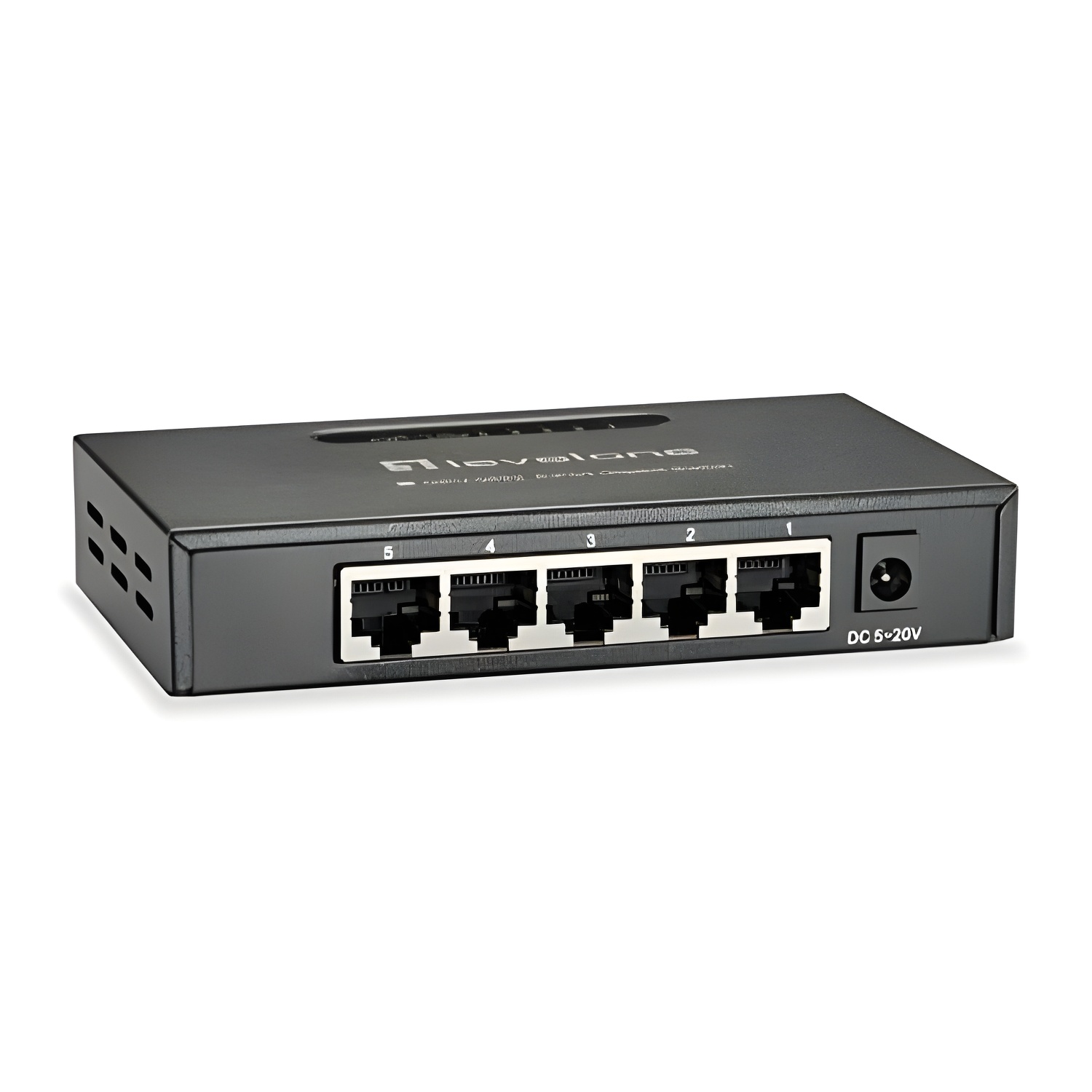 Level One Conmutador de Red de 5 Puertos Gigabit Ethernet 9K Metal RJ45 para Adaptadores USB