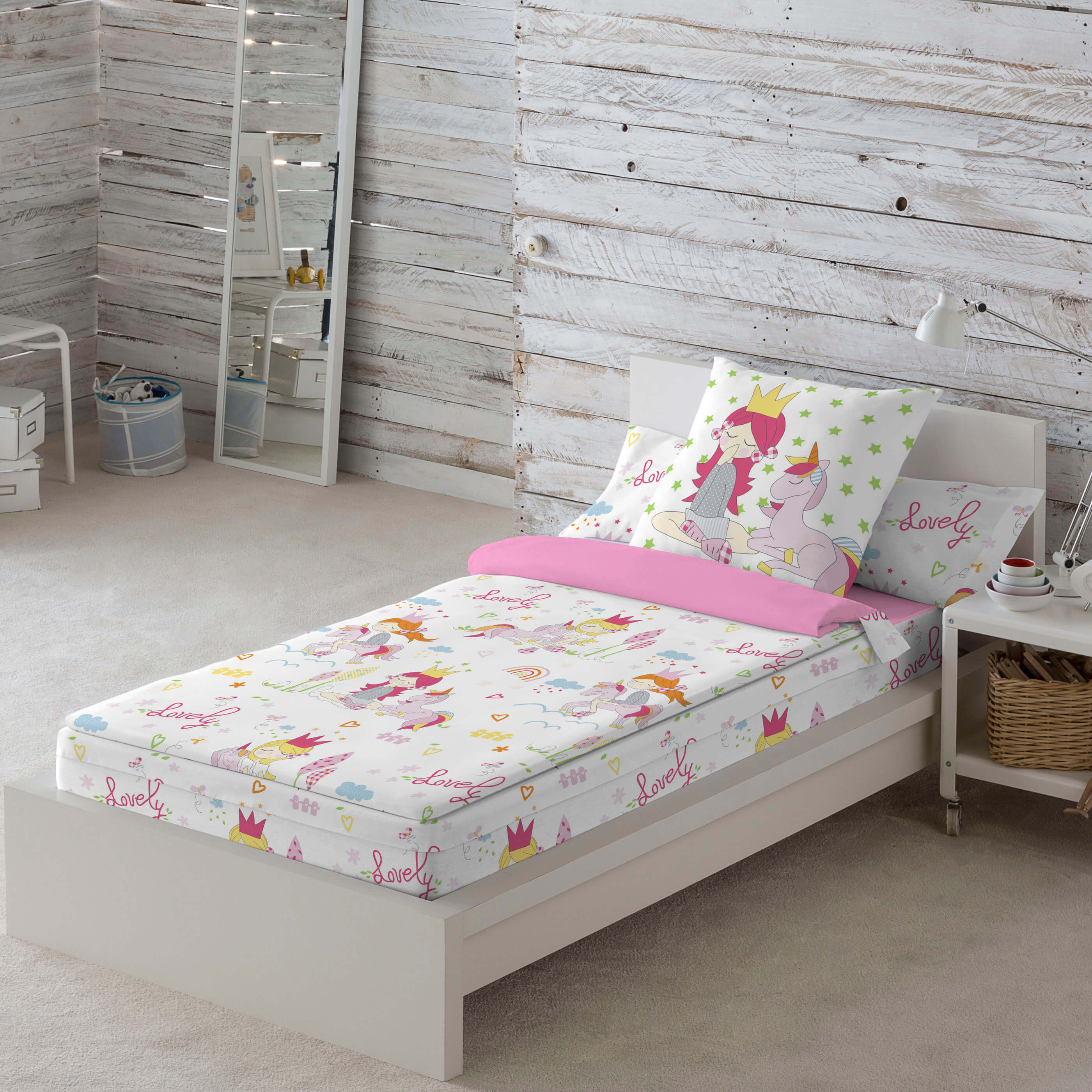 COOL KIDS - Saco nórdico Con relleno - 100% Algodón Extrasuave - Para Cama de 90/105 cm - Fabricado en España