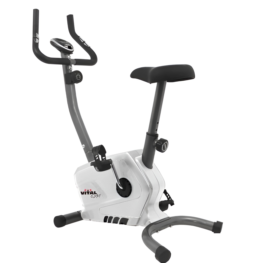 Vitalgym Bicicleta de Gimnasia Estática Vital Gym B6 con Sillín Cómodo y Fácil Transporte