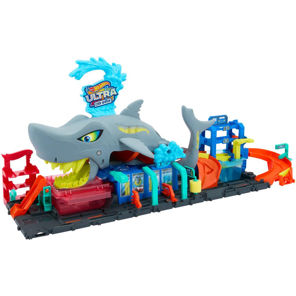 Hot Wheels City Túnel de Lavado del Supertiburón Mattel HTN82