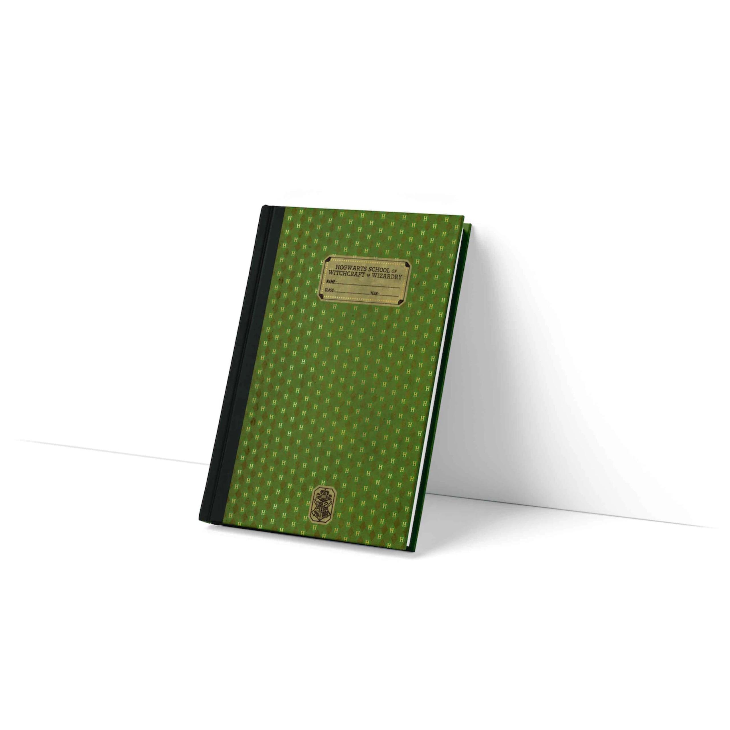 SD Toys - Libreta Harry Potter Slytherin WRN25022 con portada de escudo icónico, ideal para fans y colección de fantasía
