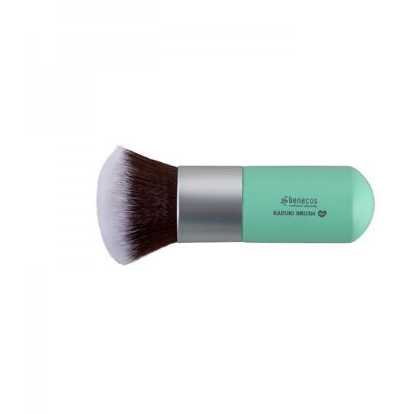 Benecos Brocha para Polvos Kabuki Menta