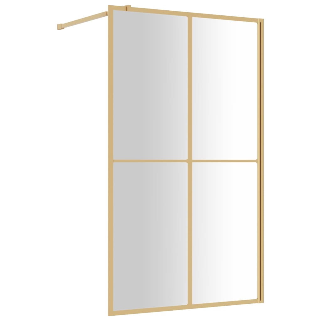 vidaXL Mampara Puerta de Ducha Pantalla Cubículo Vidrio Transparente ESG Color Rojo,  Dorado, y mas