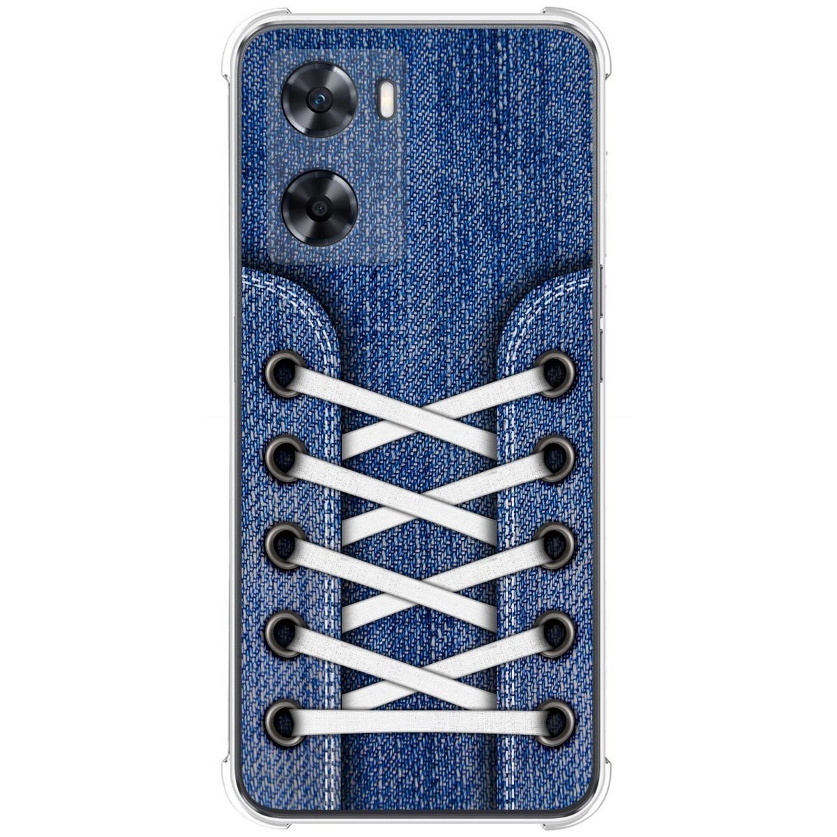 Funda Silicona Antigolpes para Oppo A57s diseño Zapatillas 01 Dibujos