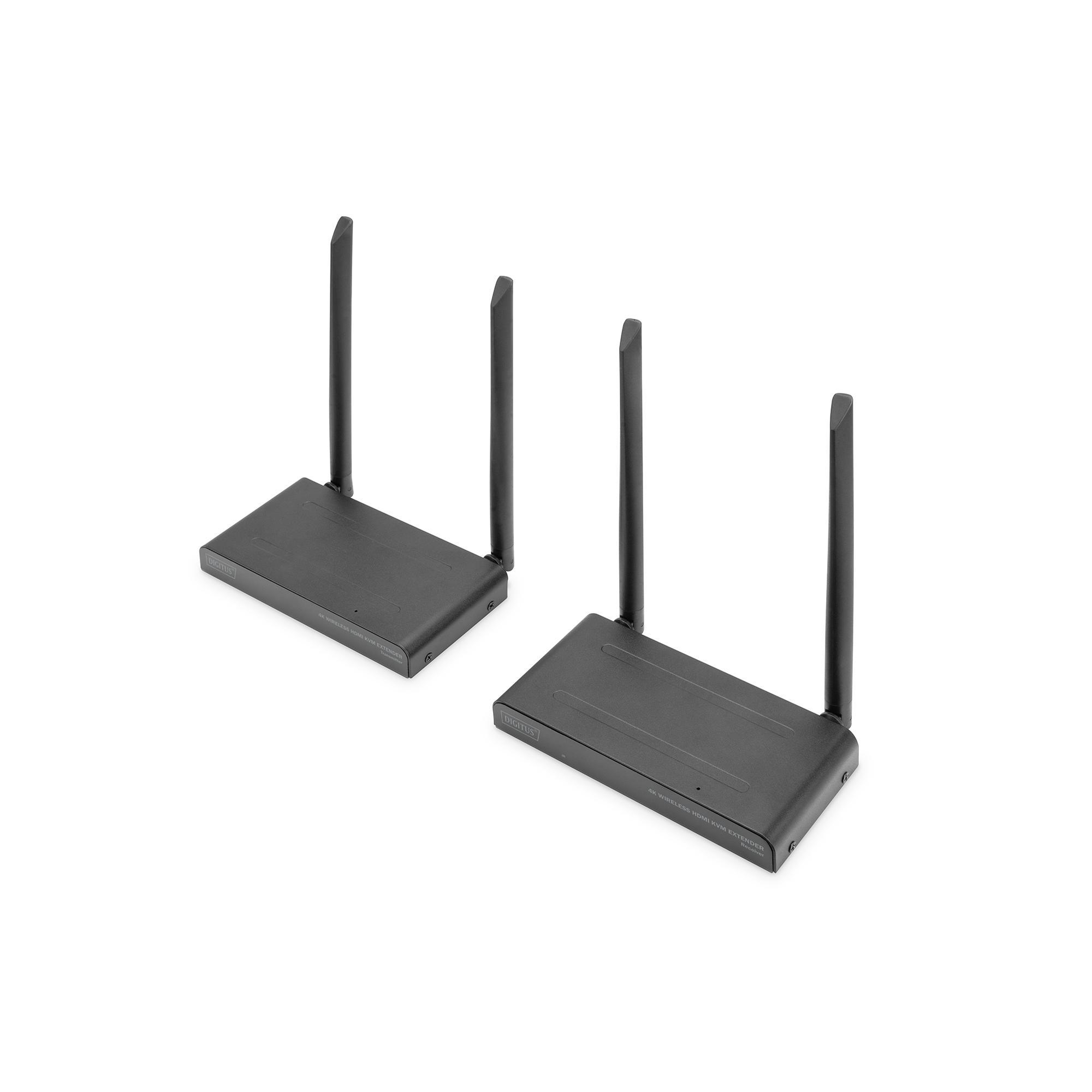 Digitus Kit extensor HDMI KVM 4K inalámbrico, 150 m