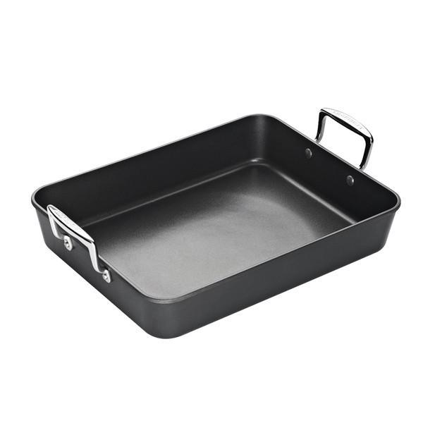 Fuente Asadora Rectangular y Cuadrada Le Creuset, Antiadherente de Doble Capa, Apta para Inducción, Horno y Vitrocerámica, Fácil de Limpiar y Libre de PFOA