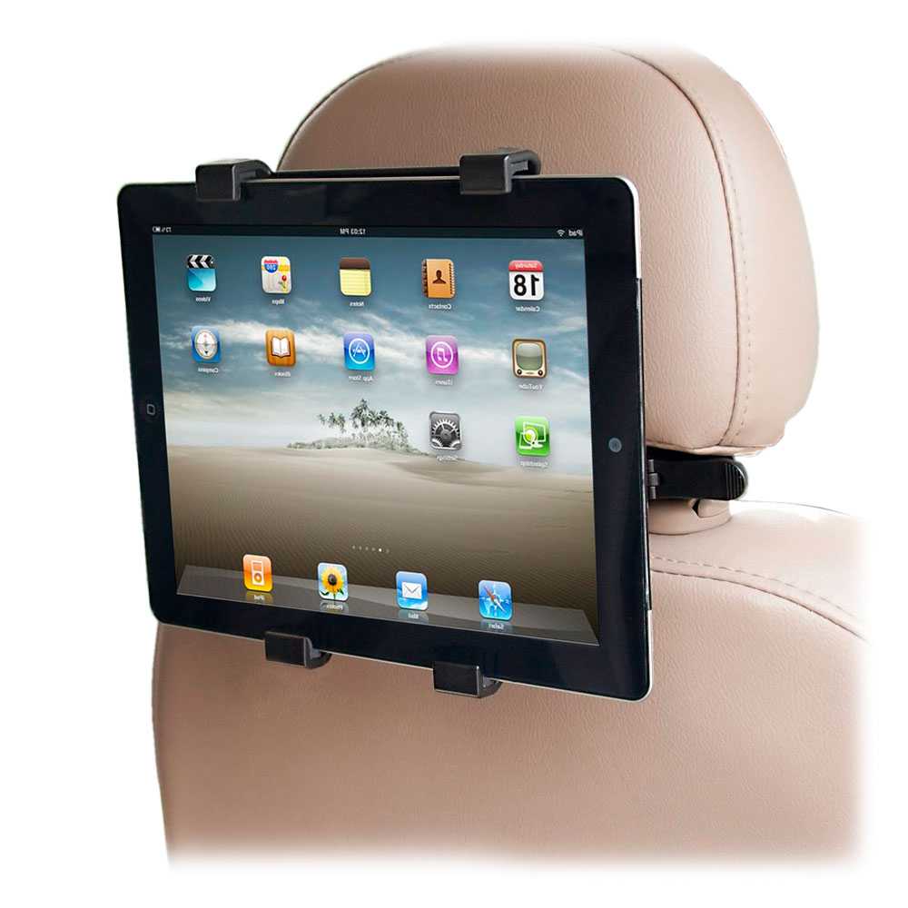 Ociodual OcioDual Soporte Tablet Coche Reposacabezas, Abrazadera para Reposacabezas, Soporte para Tablet Coche, Rotación 360º, Sujeta moviles y Tablets Entre 7" y 11"
