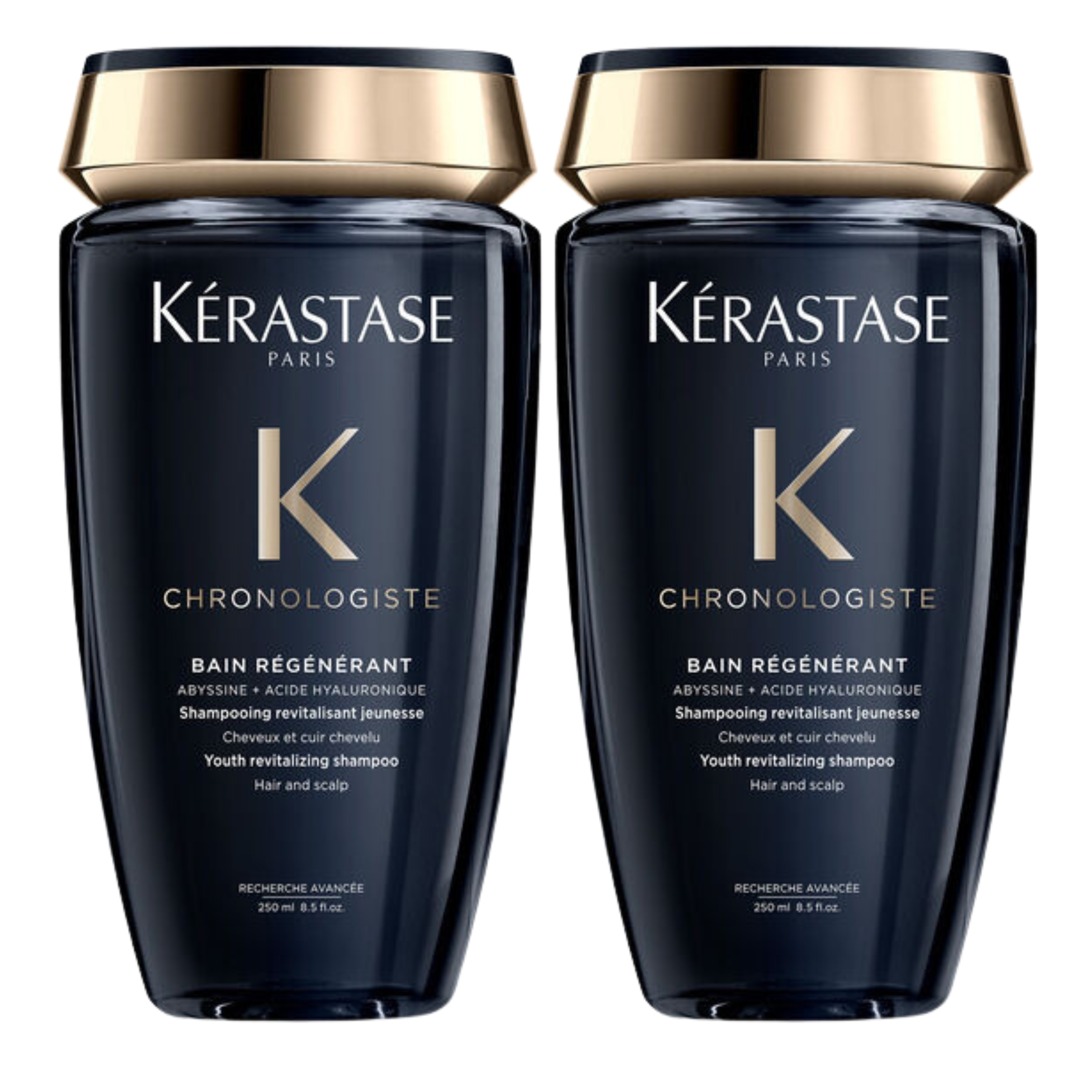 Pack x2 Kérastase Chronologiste Bain Régénérant – Champú Antiedad Regenerador y de Brillo