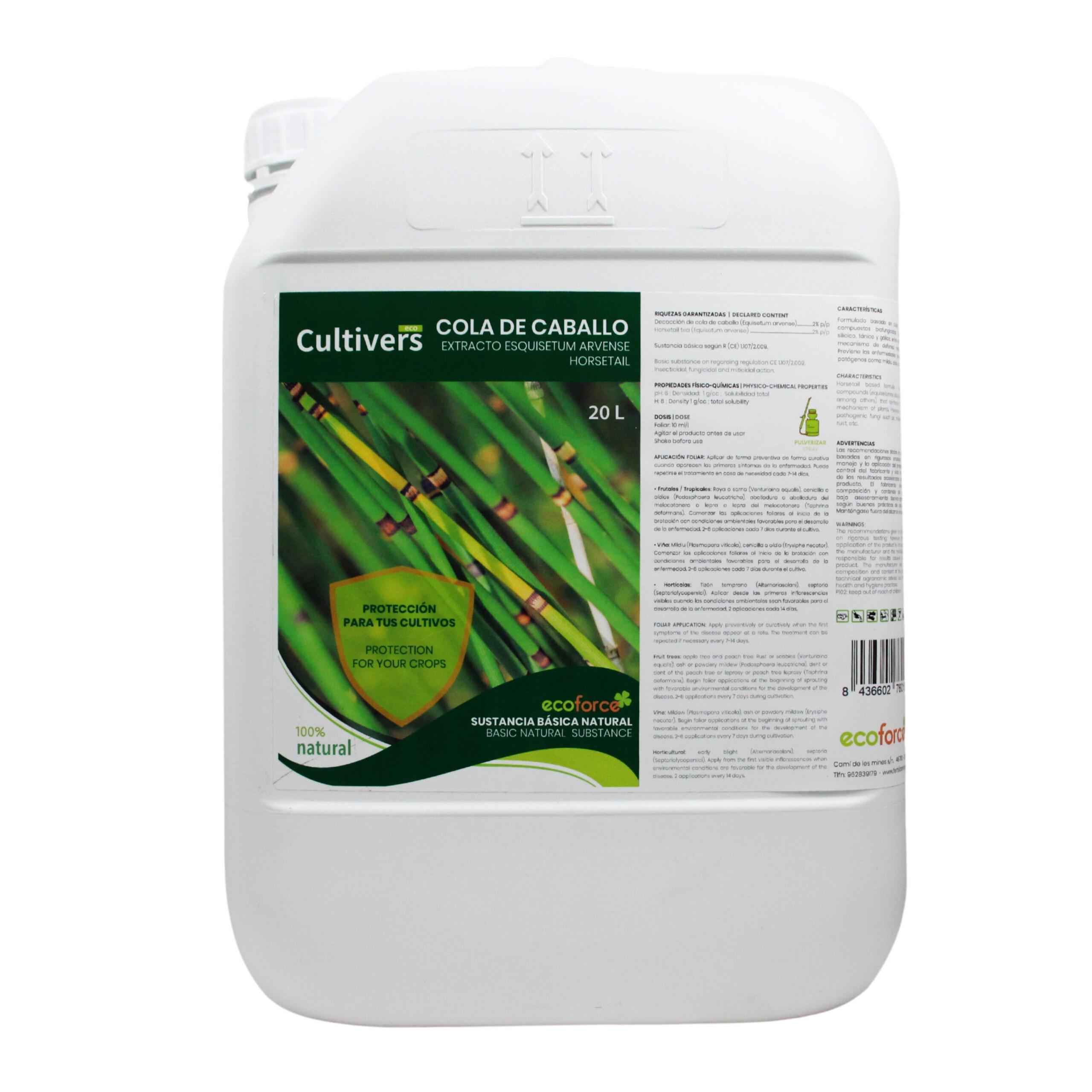 CULTIVERS Cola de Caballo Ecológica 20 L