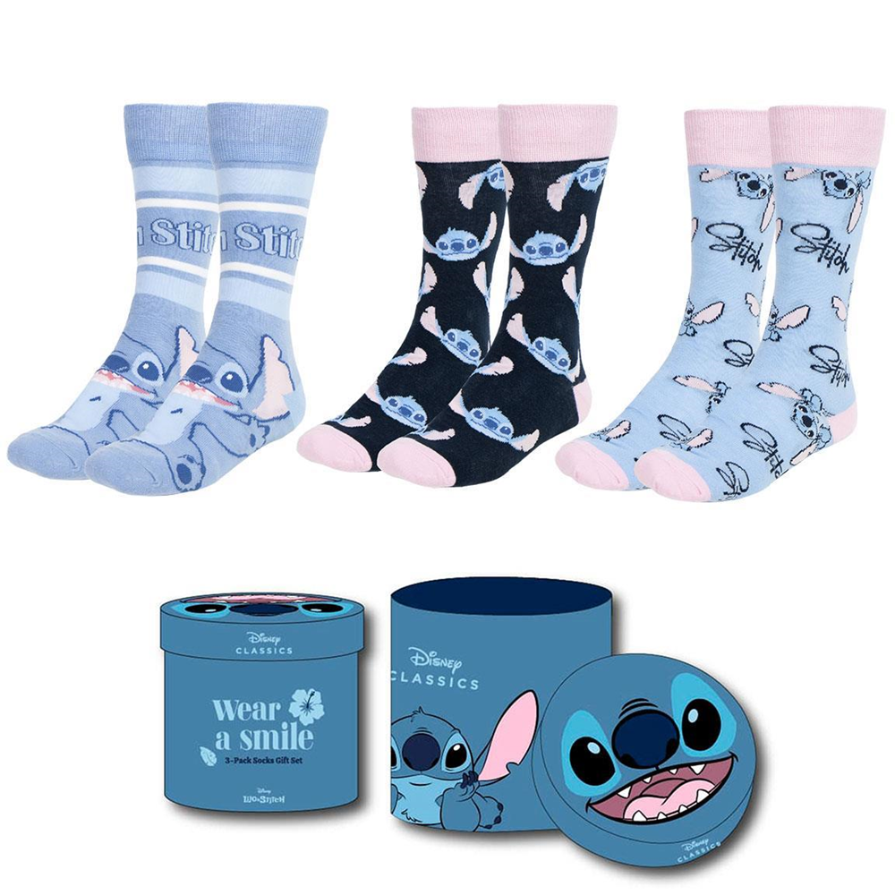 Pack Calcetines 3 Piezas Stitch T3643:Tu 36-43 (2900002449)