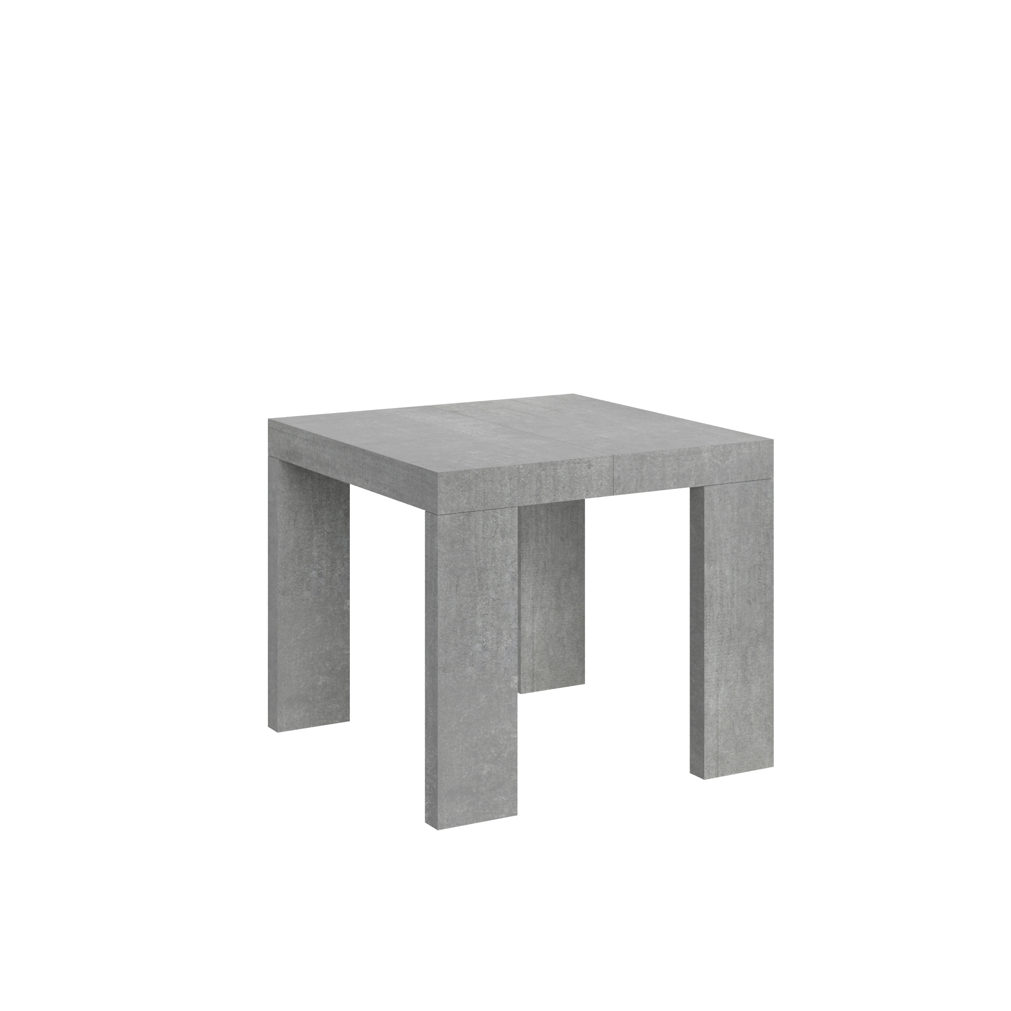 Mesa extensible 90x90/246 cm Roxell Cement - Itamoby