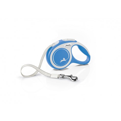 Flexi New Comfort Correa Extensible para Perros Talla S - 5 m - Azul