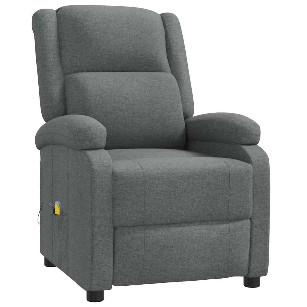 vidaXL Sillón orejero de masaje de tela Multicolor