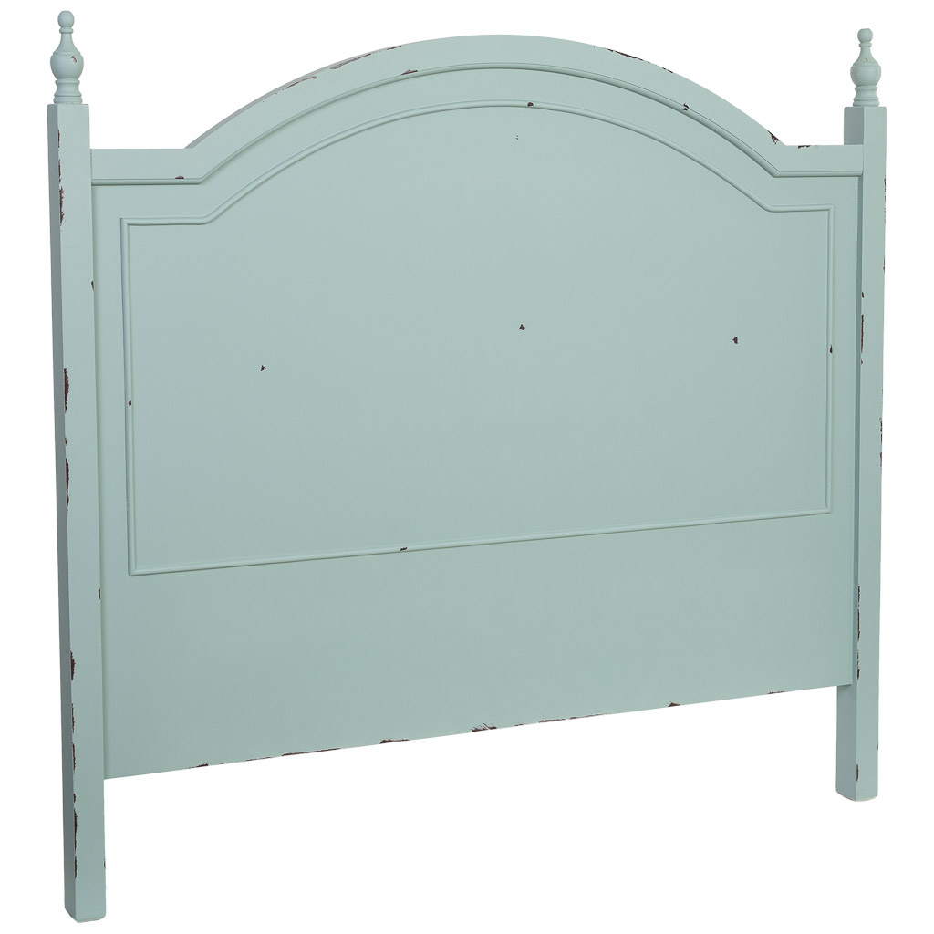 Wonderlust Deco - Cabezal de cama de madera verde150x5x130h cm Verde 150x5x130h cm