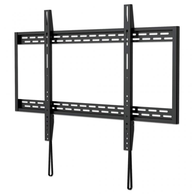 Soporte de Pared Manhattan para TV 100" Negro VESA 900x600 Perfil Ultra Slim