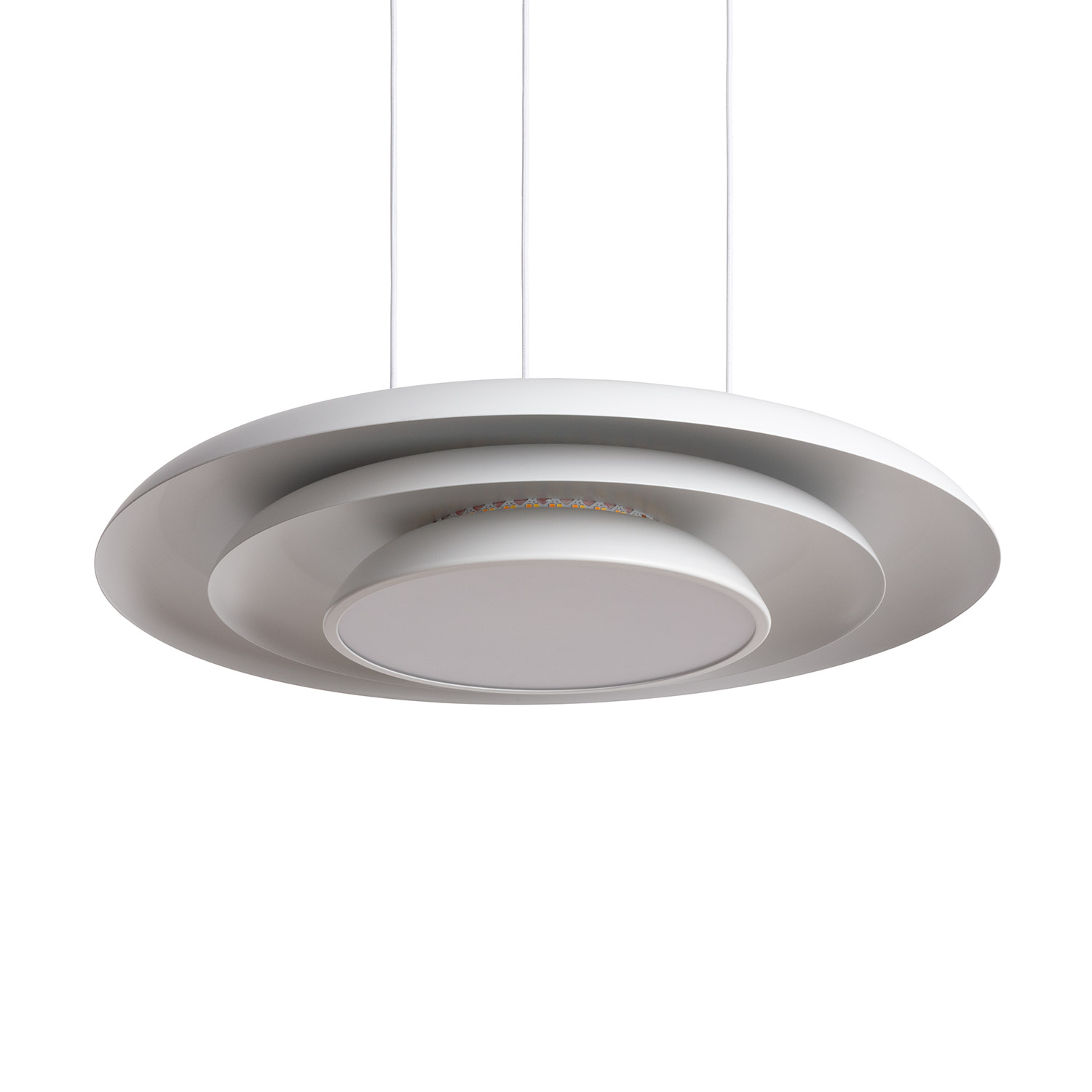 Ledkia Plafón LED 24W Metal  Ø400 mm CCT Seleccionable Handen Zaysan Blanco