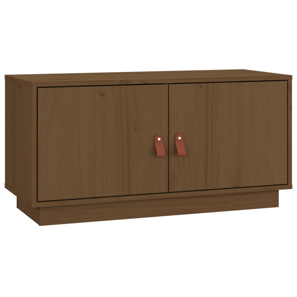 Vidaxl Mueble de TV de Madera Maciza de Pino 80x34x40 Cm