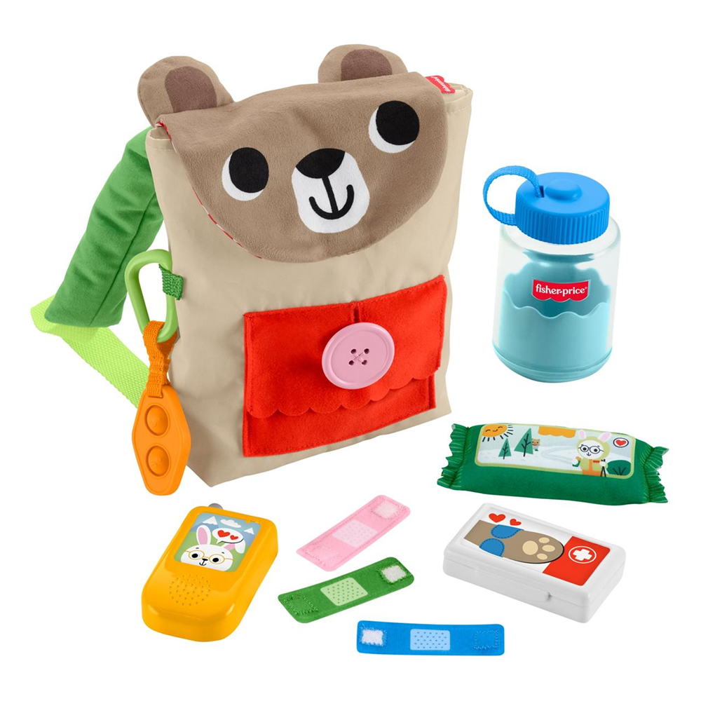 Mochila Bosque De La Amistad Busy Bea Fisher-Price 28x8x29 cm (Mattel JLB86)