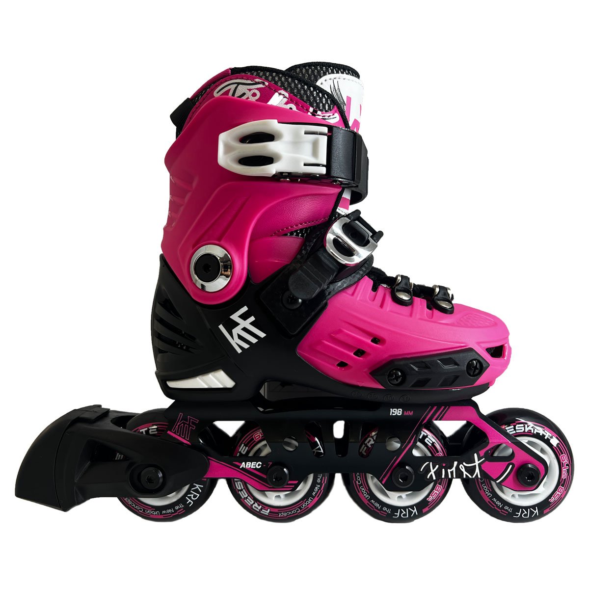 KRF PATÍN FREESKATE AJUSTABLE HARD FIRST NEW PINK