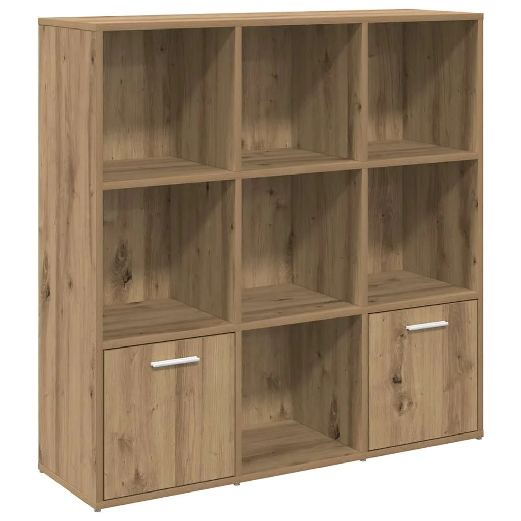 Estantería de madera de ingeniería roble artisan 98x29x97,5 cm